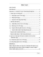 mục lục luận văn