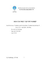 Báo cáo thực tập Xí nghiệp cơ giới thi công (thuộc)  Xí nghiệp công trình thủy III