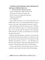 tình hình tổ chức công tác kế toán tại chi nhánh công ty TNHH Giao nhận Uy Tín