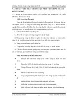 XÂY DỰNG VÀ ĐỀ XUẤT CHIẾN LƯỢC PHÁT TRIỂN KINH DOANH ĐẾN NĂM 2015