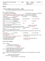 Kiểm tra Tiếng Việt lớp 8, tiết 63