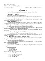 KH tổ chức giải bóng chuyền HS