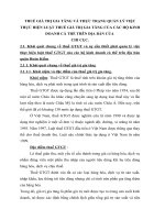 THUẾ GIÁ TRỊ GIA TĂNG VÀ THỰC TRẠNG QUẢN LÝ VIỆC THỰC HIỆN LUẬT THUẾ GIÁ TRỊ GIA TĂNG CỦA CÁC HỘ KINH DOANH CÁ THỂ TRÊN ĐỊA BÀN CỦA