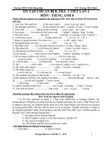 ÔN TẬP KIỂM TRA 1 TIẾT LẦN 2-AV8