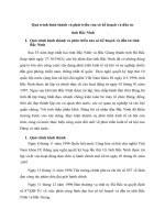 Quá trình hình thành và phát triển của sở kế hoạch và đầu tư