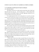 CƠ SỞ LÝ LUẬN CỦA CÔNG TÁC TẠO ĐỘNG LỰC TRONG LAO ĐỘNG