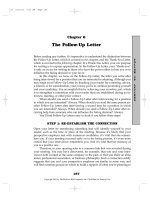 The Follow-Up Letter