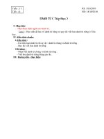 GIÁO ÁN NGỮ VĂN 6 CHUẨN TUẦN 11