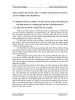 THỰC TRẠNG KẾ TOÁN CPSX VÀ TÍNH GIÁ THÀNH SẢN PHẨM TẠI XÍ NGHIỆP GIẦY BAROTEX