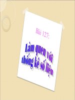 Làm quen với số liệu thống kê