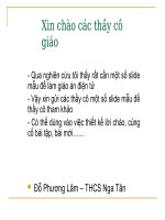 Mẫu thiết kế giáo án điện tử