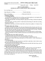 mẩu kiểm điểm đảng viên