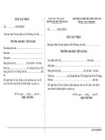 Giấy xác nhận là SV hệ VL-VH để hoãn NVQS_26 SV-K.GDTX