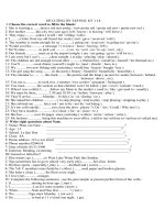 Đề cương ôn tâp học kỳ 1 L8