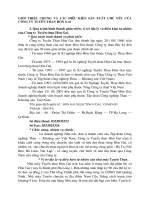 GIỚI THIỆU CHUNG VÀ CÁC ĐIỀU KIỆN SẢN XUẤT CHỦ YẾU CỦA CÔNG TY TUYỂN THAN HÒN GAI