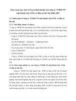 Thực trạng thực hiện kế hoạch kinh doanh của công ty TNHH NN một thành viên XNK và Đầu tư Hà Nội 2006 2007