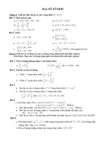Đại số tổ hợp luyện thi Đại học 2010