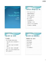 Chương 7: Quản lý dự án