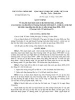 Danh sách các Tỉnh -Huyện -Các xã đặt biệt khó khăn