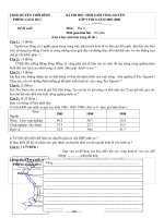 đề thi học sinh giỏi Thới Bình