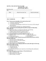 ĐỀ kt KI I- cơ bản