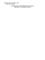 Kế hoạch tích hợp