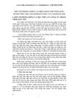 Một số phương hướng và biện pháp góp phần đẩy mạnh tiêu thụ sản phẩm ở công ty cơ khí hà nội