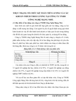 THỰC TRẠNG TỔ CHỨC KẾ TOÁN TIỀN LƯƠNG VÀ CÁC KHOẢN TRÍCH THEO LƯƠNG TẠI CÔNG TY TNHH CÔNG NGHỆ MẠNG NHỎ