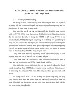 ĐÁNH GIÁ HOẠT ĐỘNG XTTM ĐỐI VỚI HÀNG NÔNG SẢN XUẤT KHẨU CỦA VIỆT NAM