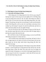 Các vấn đề cơ  bản về chất lượng tín dụng của Ngân hàng Thương mại