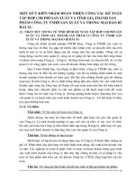 MỘT SỐ Ý KIẾN NHẰM HOÀN THIỆN CÔNG TÁC KẾ TOÁN TẬP HỢP CHI PHÍ SẢN XUẤT VÀ TÍNH GIÁ THÀNH SẢN PHẨM CÔNG TY TNHH SẢN XUẤT VÀ THƯƠNG MẠI BAO BÌ HẢI ÂU