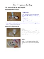 Rực rỡ cupcakes cầu vồng