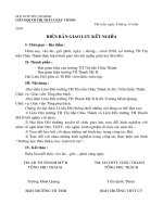 BIÊN BẢN KẾT NGHĨA