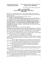 bài diễn văn lễ kỉ niệm ngày nhà giáo việt nam 20-11