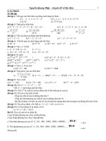 Chuyên đề dạy thêm về lũy thừa