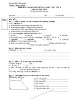 Toán lớp 4 giữa kì I