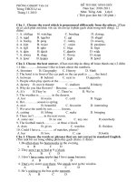 Đề thi học sinh giỏi A 6 thang 11/2010