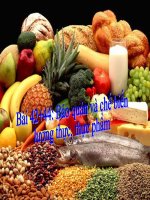 Bài 42+44:bảo quản và chế biến lương thực thực phẩm