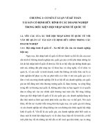 CƠ SỞ LÝ LUẬN VỀ KẾ TOÁN TÀI SẢN CỐ ĐỊNH HỮU HÌNH Ở CÁC DOANH NGHIỆP TRONG ĐIỀU KIỆN HỘI NHẬP KINH TẾ QUỐC TẾ