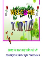 ANH VĂN 8 - BÀI 11