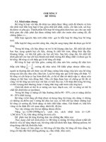 CHƯƠNG V: BÊ TÔNG