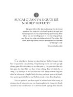 SỰ CAI QUẢN VÀ NGƯỜI KẾ NGHIỆP BUFFETT