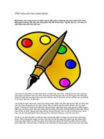 Phối màu cho bức tranh nhóm