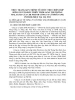 thực trạng quy trình tổ chức thực hiện hợp đồng xuất khẩu thiếc thỏi sang thị trường malaysia của chi nhánh công ty cổ phần xnk petrolimex tại  hà nội