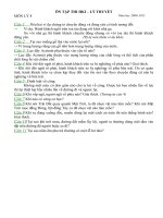 Ôn thi  HKI VL8- lý thuyết