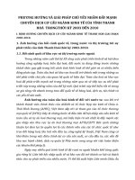 PHƯƠNG HƯỚNG VÀ GIẢI PHÁP CHỦ YẾU NHẰM ĐẨY MẠNH CHUYỂN DỊCH CƠ CẤU NGÀNH KINH TẾ CỦA TỈNH THANH  HOÁ  TRONGTHỜI KỲ 2003 ĐẾN 2010