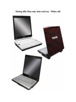 Hướng dẫn Mua máy tính xách tay - Phần cuối