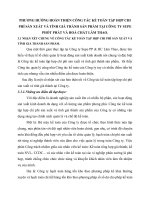 PHƯƠNG HƯỚNG HOÀN THIỆN CÔNG TÁC KẾ TOÁN TẬP HỢP CHI PHÍ SẢN XUẤT VÀ TÍNH GIÁ THÀNH SẢN PHẨM TẠI CÔNG TY SUPE PHỐT PHÁT VÀ HOÁ CHẤT LÂM THAO