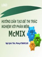 Mẫu tạo trắc nghiệm trên PP