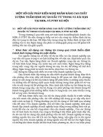 MỘT SỐ GIẢI PHÁP KIẾN NGHỊ NHẰM NÂNG CAO CHẤT LƯỢNG THẨM ĐỊNH DỰ ÁN ĐẦU TƯ TRUNG VÀ DÀI HẠN TẠI NHN0 VÀ PTNT HÀ NỘI